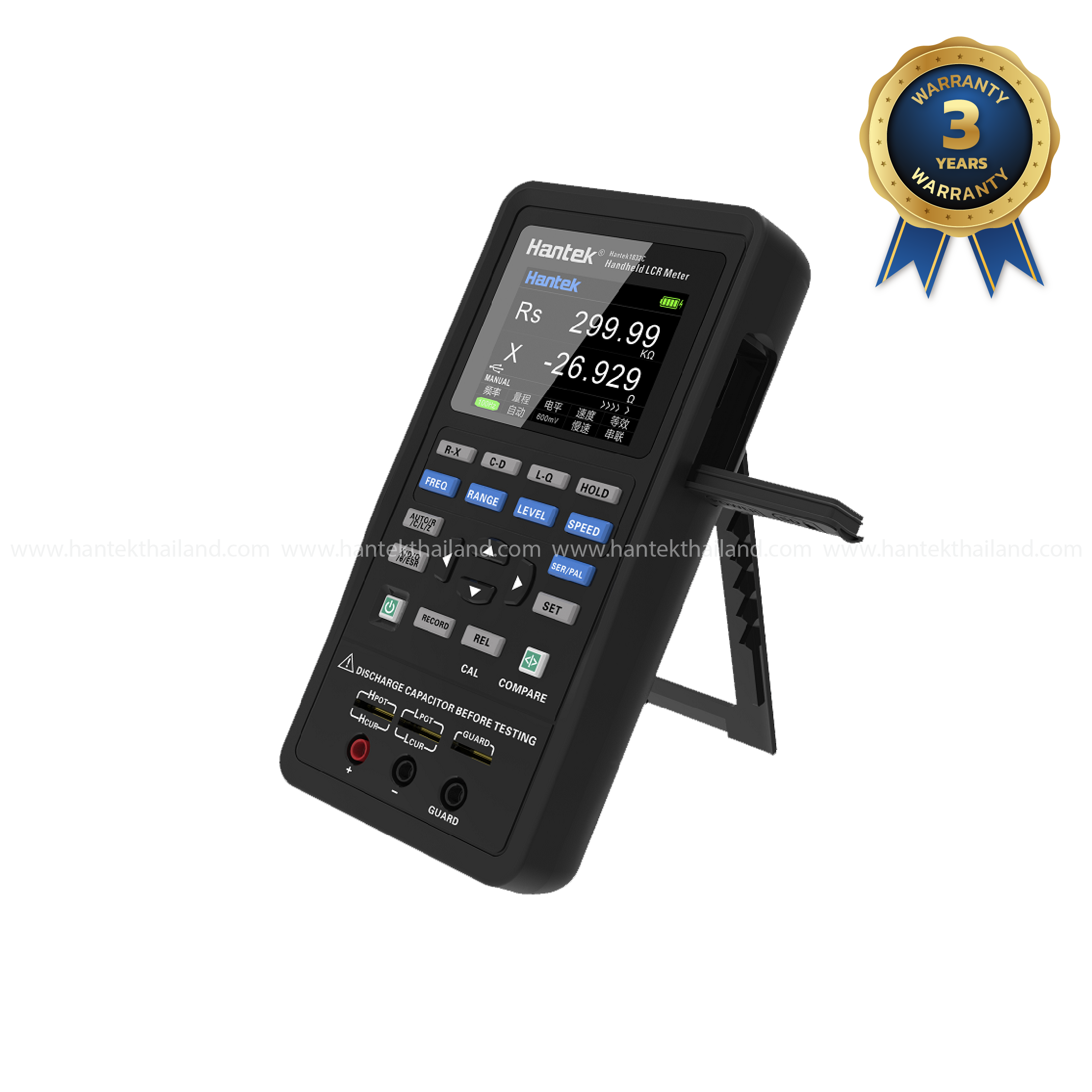 Hantek 1833C เครื่องวัด LCR แบบพกพาขนาด 100 kHz