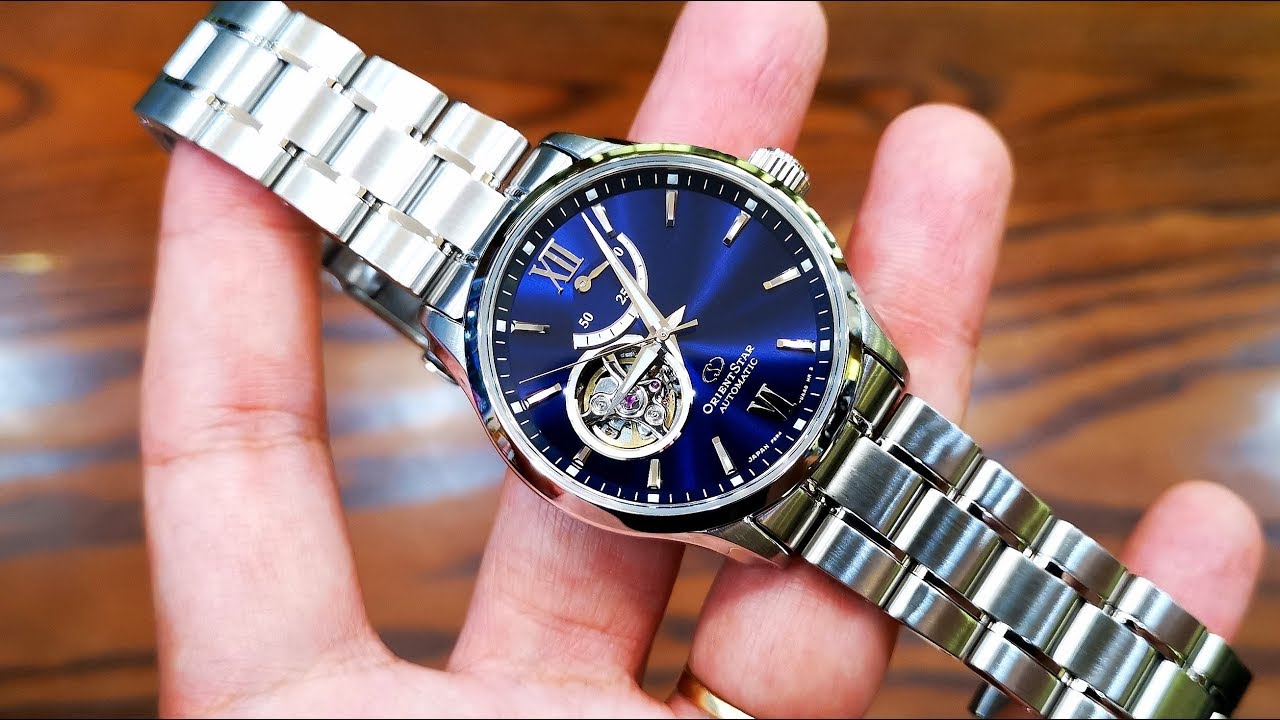 Orient RE-AT0001L00B นาฬิกาผู้ชาย Orient รุ่น RE-AT0001L00B, Orient Star Automatic Open Heart Power Reserve Made in Japan Men's Watch