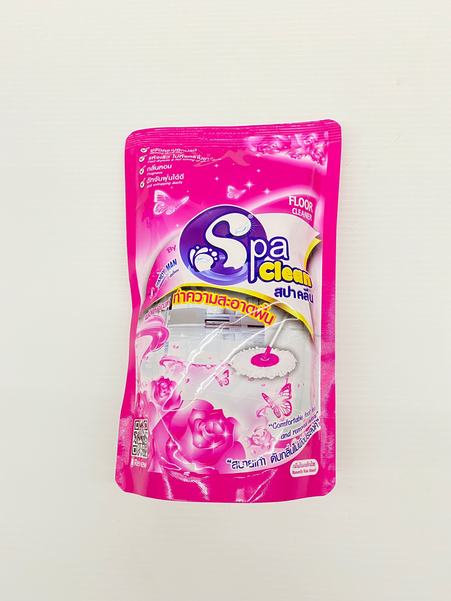 Spa Clean น้ำยาถูพื้น น้ำยาอเนกประสงค์ สปาคลีน กลิ่นโรแมนติกโรส (ชนิดเติม) 700มล. ของแท้100%