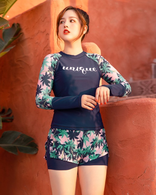 ชุดว่ายน้ำทูพีช แขนยาวแบบสปอร์ต 2xl พร้อมส่ง :ชุดว่ายน้ำไซส์ใหญ่สีน้ำเงินชมพูแต่งลายต้นมะพร้าว มาพร้อมกางเกงขาสั้นแบบสวยน่ารักมากๆจ้า :ขนาด รอบอก 36 - 44 นิ้ว เอว 32 - 40 นิ้ว สะโพก 36 - 44 นิ้ว