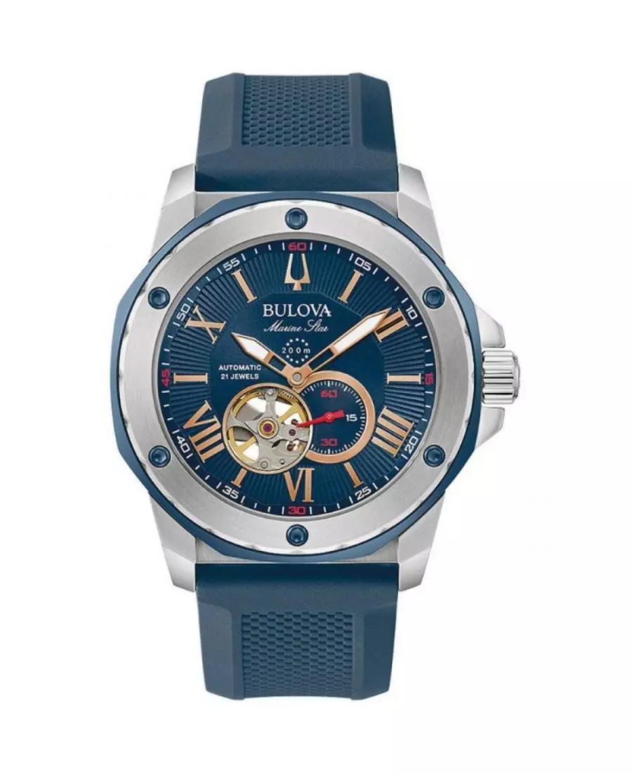 Bulova 98A282 นาฬิกาผู้ชาย Marine Star Automatic Men's Watch
