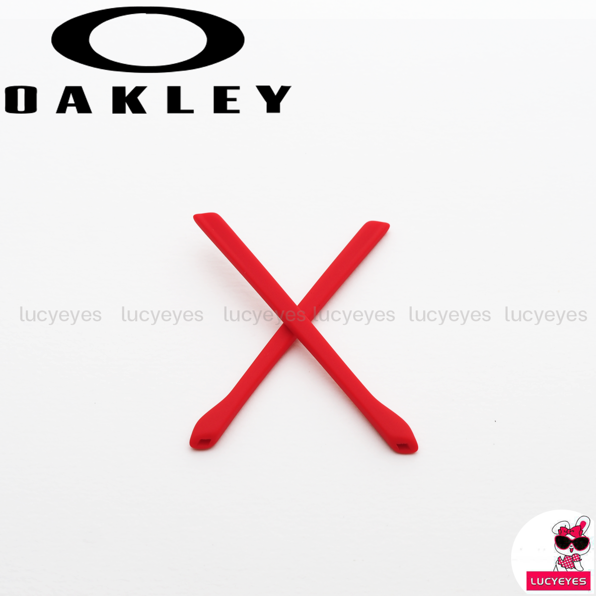 ยางขาแว่น OX8138, CHAMBER สีแดง