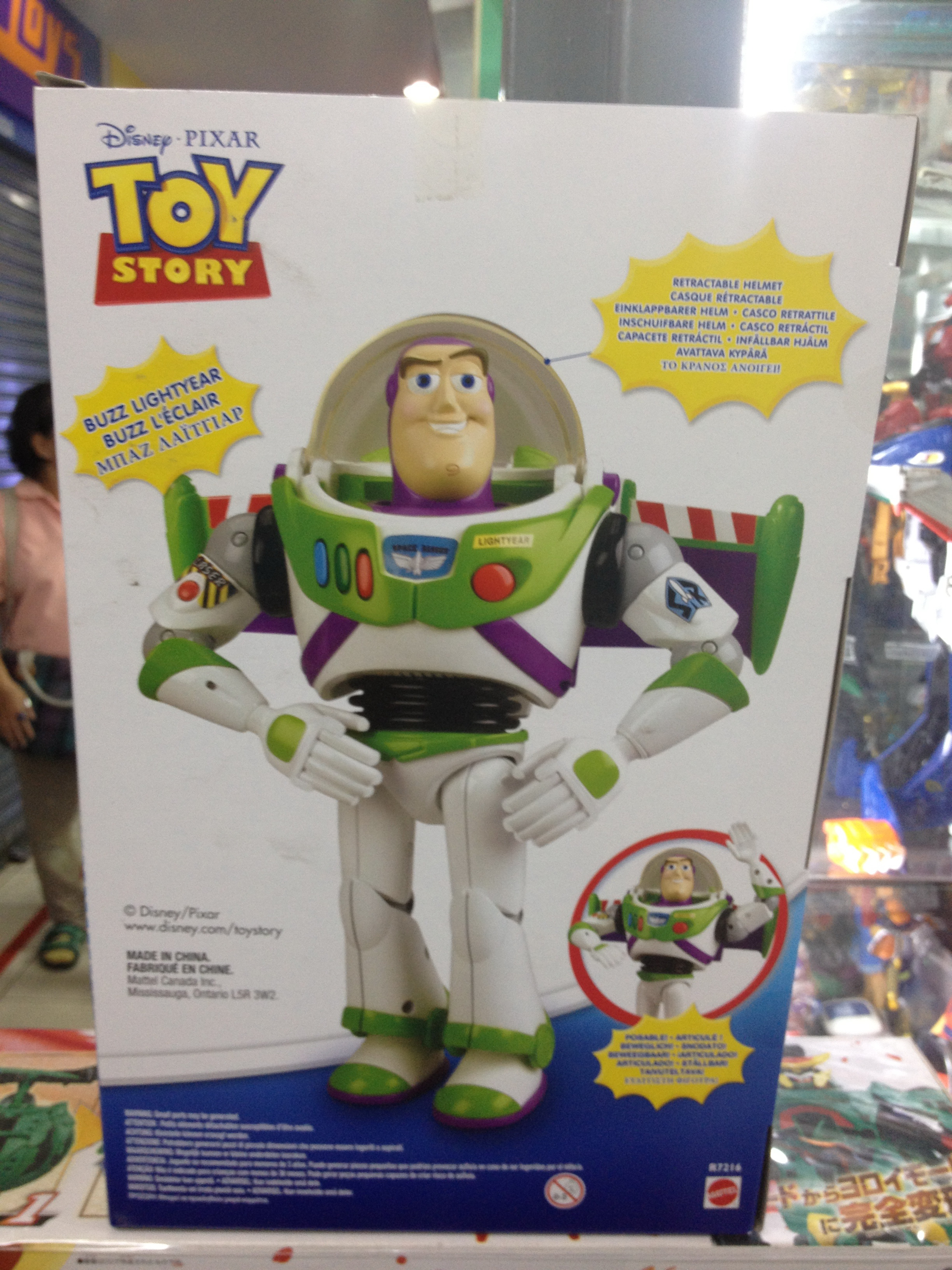 Mattel Toys Story Buzz Lightyear-Buzz L'eclair
