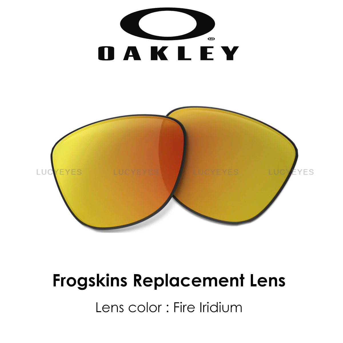 อะไหล่เลนส์ Oakley Frogskins OO9245- สี Fire Iridium