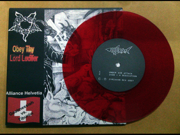 GOATMESSIAH/TIBURON'S Split 7" EP