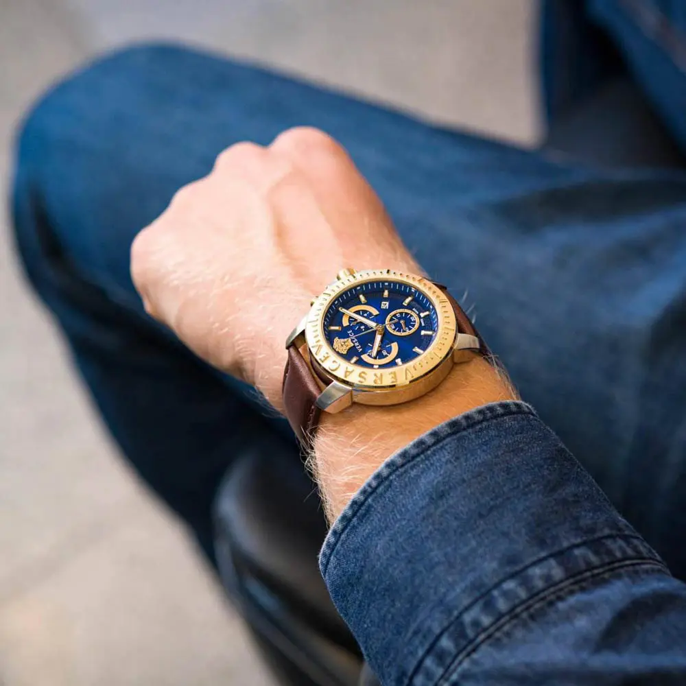 Versace VE2E00221 นาฬิกาผู้ชาย Chronograph Quartz Men's Watch