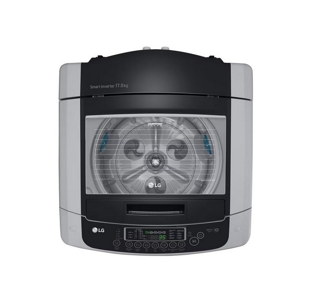 [ผ่อน0%] LG เครื่องซักผ้า 17 กก. T2517VSPM ระบบ Smart Inverter (ชลบุรีส่งฟรี)