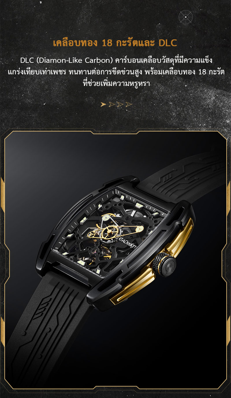 (ประกันศูนย์ไทย 1 ปี) CIGA Design Z Series Exploration Automatic Mechanical Watch - นาฬิกาออโตเมติกซิก้า ดีไซน์ รุ่น Z Series Exploration