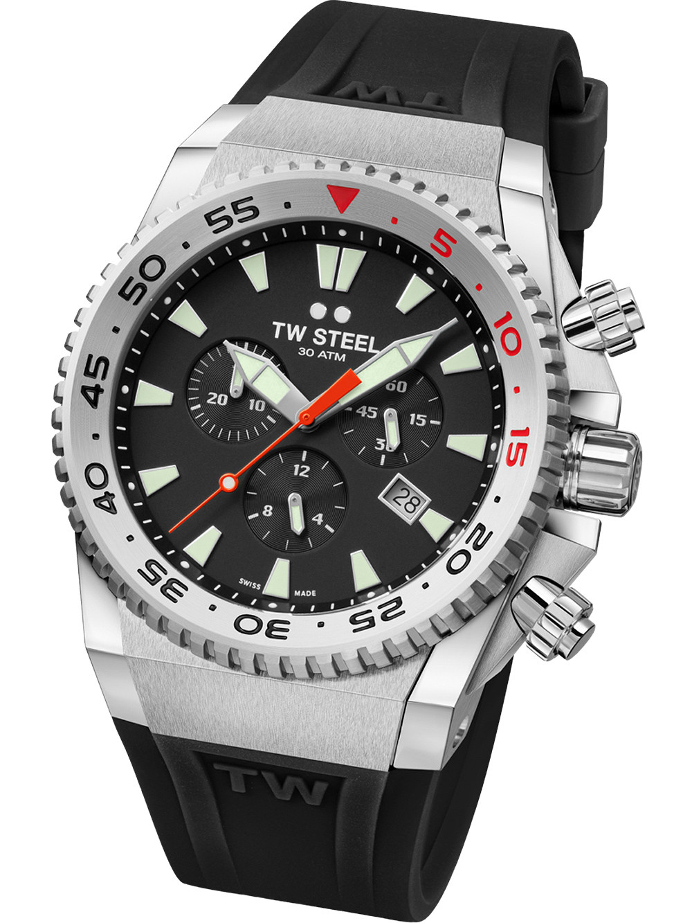 TW Steel ACE400 นาฬิกาผู้ชาย Ace Diver Chronograph Quartz Limited Edition 1000 Pcs. Men's Watch