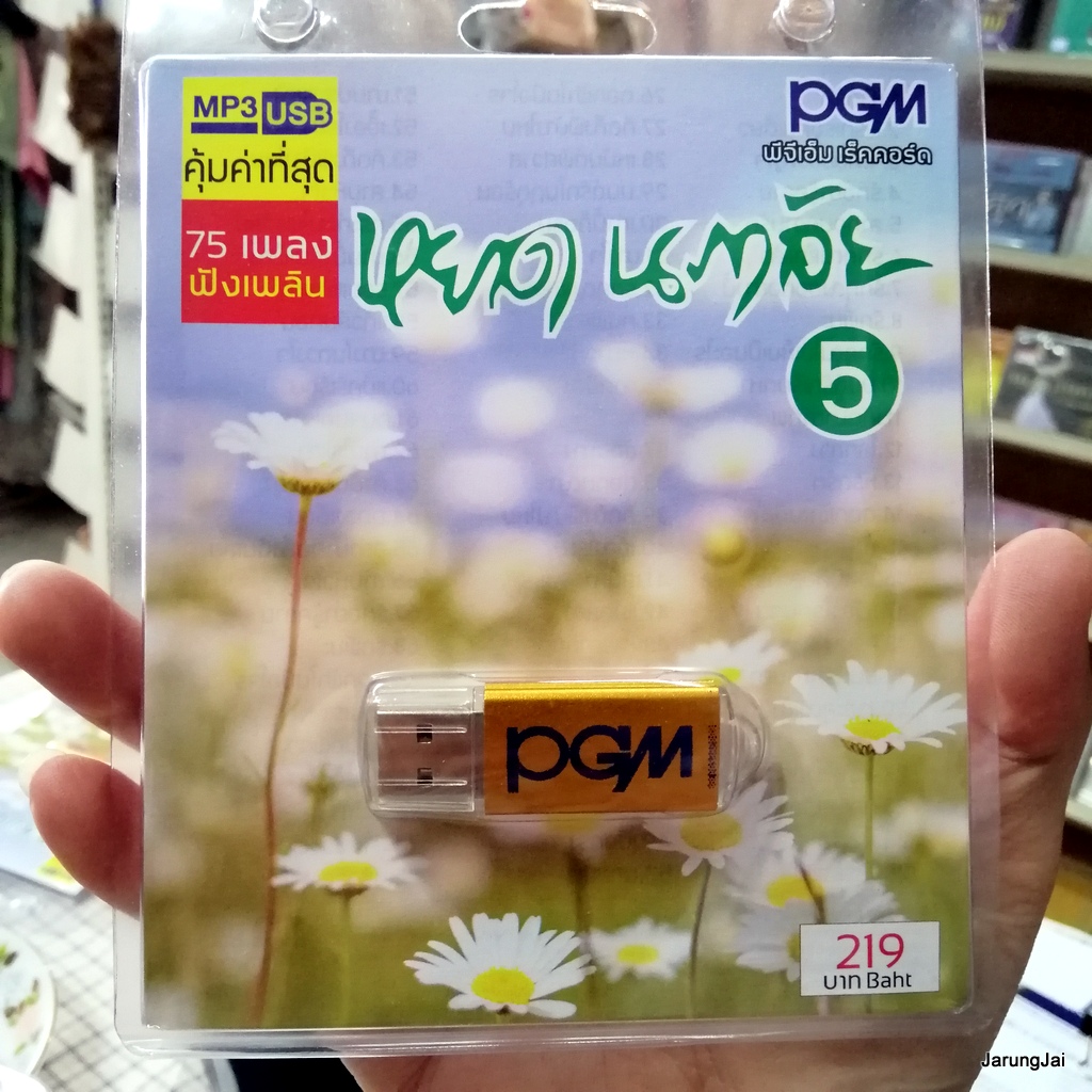 usb หยาด นภาลัย ชุด 5 หรีดรัก พี่รักเธอคนเดียว จะคอยขวัญใจ รักคุณเข้าแล้ว mp3 usb pgm