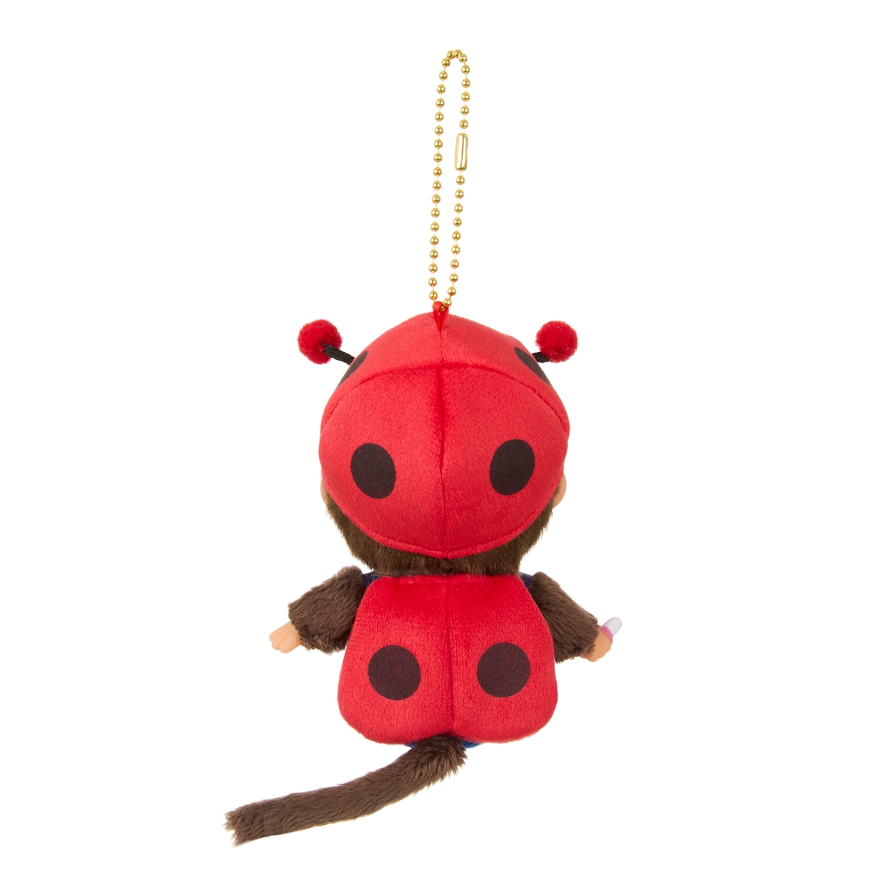 [PRE-ORDER] พวงกุญแจ ตุ๊กตา ม่อนชิชิ เต่าทอง Monchhichi Ladybug Keychain Size SS นำเข้าจากญี่ปุ่น 【モンチッチ】顔でか SS キーチェーン（てんとう虫）245949