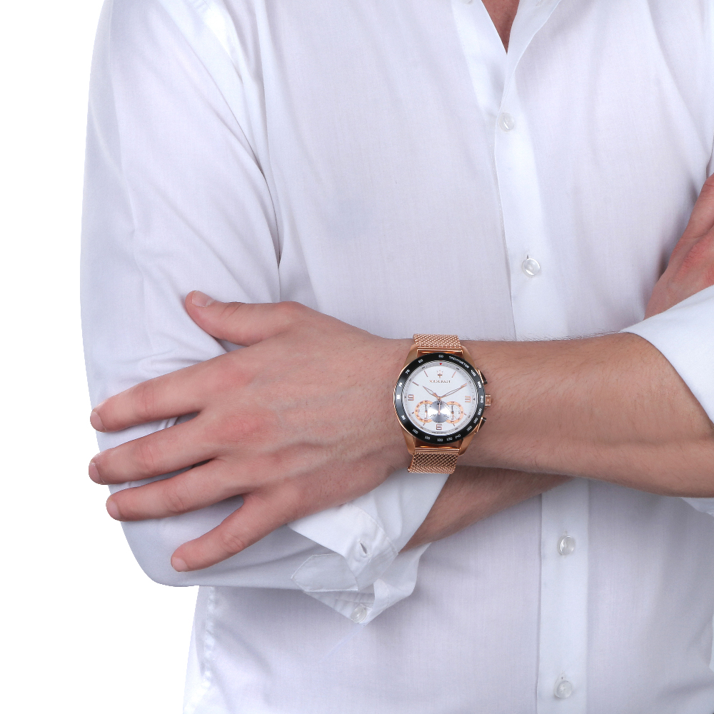 Maserati R8873612011 นาฬิกาผู้ชาย Traguardo Chronograph Tachymeter Men's Watch