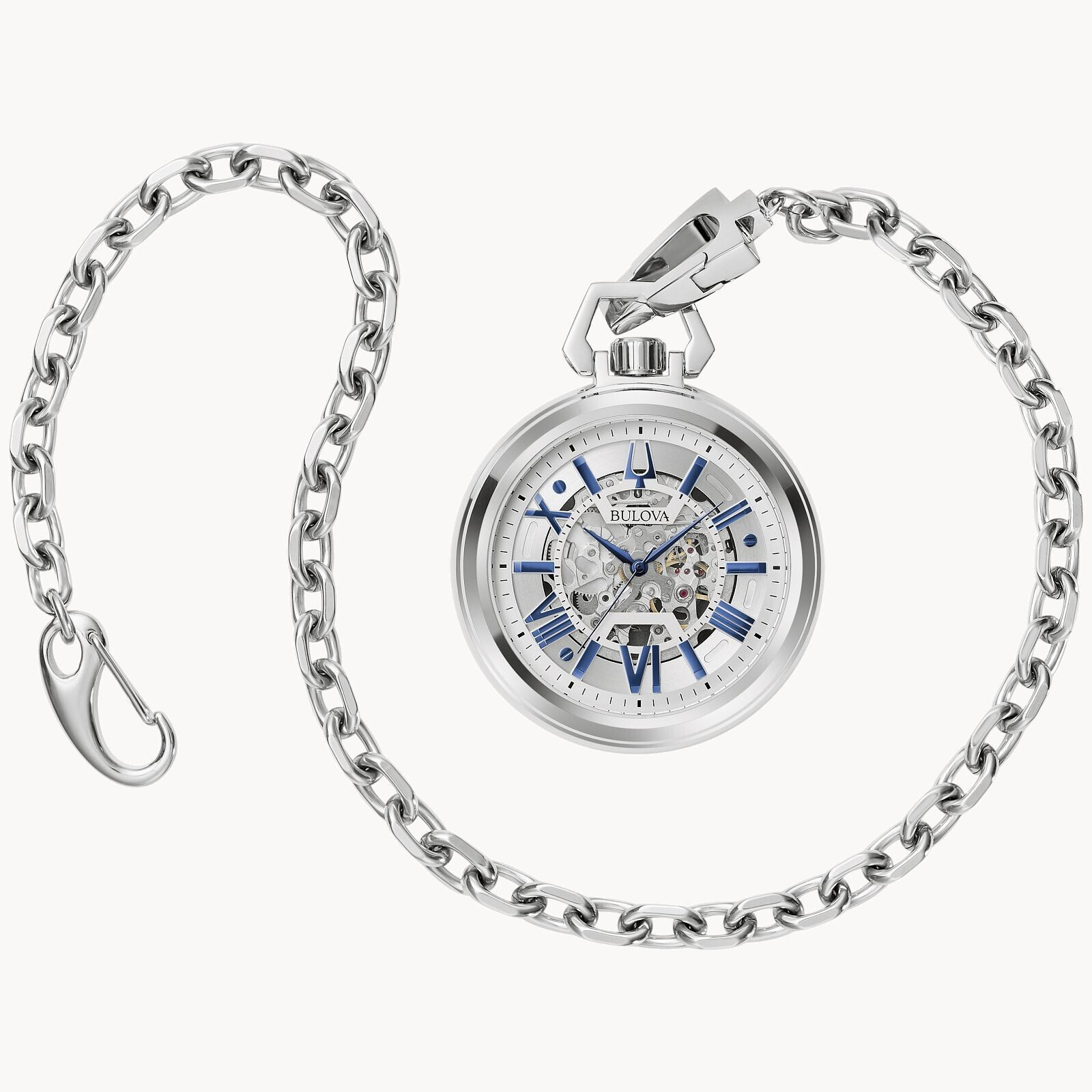 Bulova 96A304 นาฬิกาพก Classic Sutton Automatic Pocket Watch