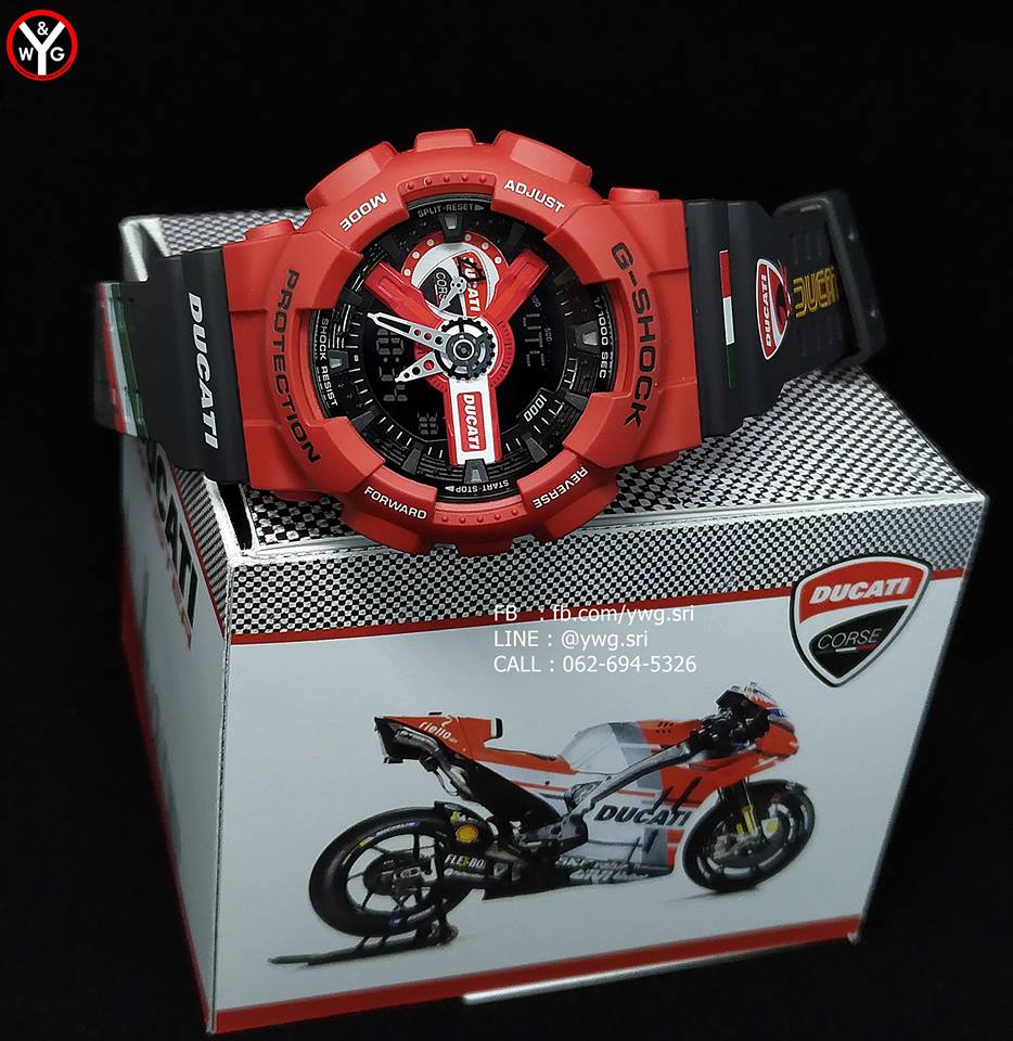 G-SHOCK CUSTOM DUCATI (GA-110)Set2