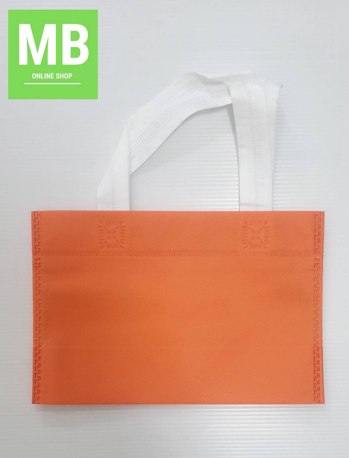 ถุงผ้าสปันบอนด์ ใส่กาแฟ ใส่ขนม งานช๊อต แบบหูหิ้ว (50ใบ/แพ็ค)