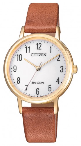 Citizen EM0578-17A นาฬิกาผู้หญิง Eco-Drive 50m Women's Watch