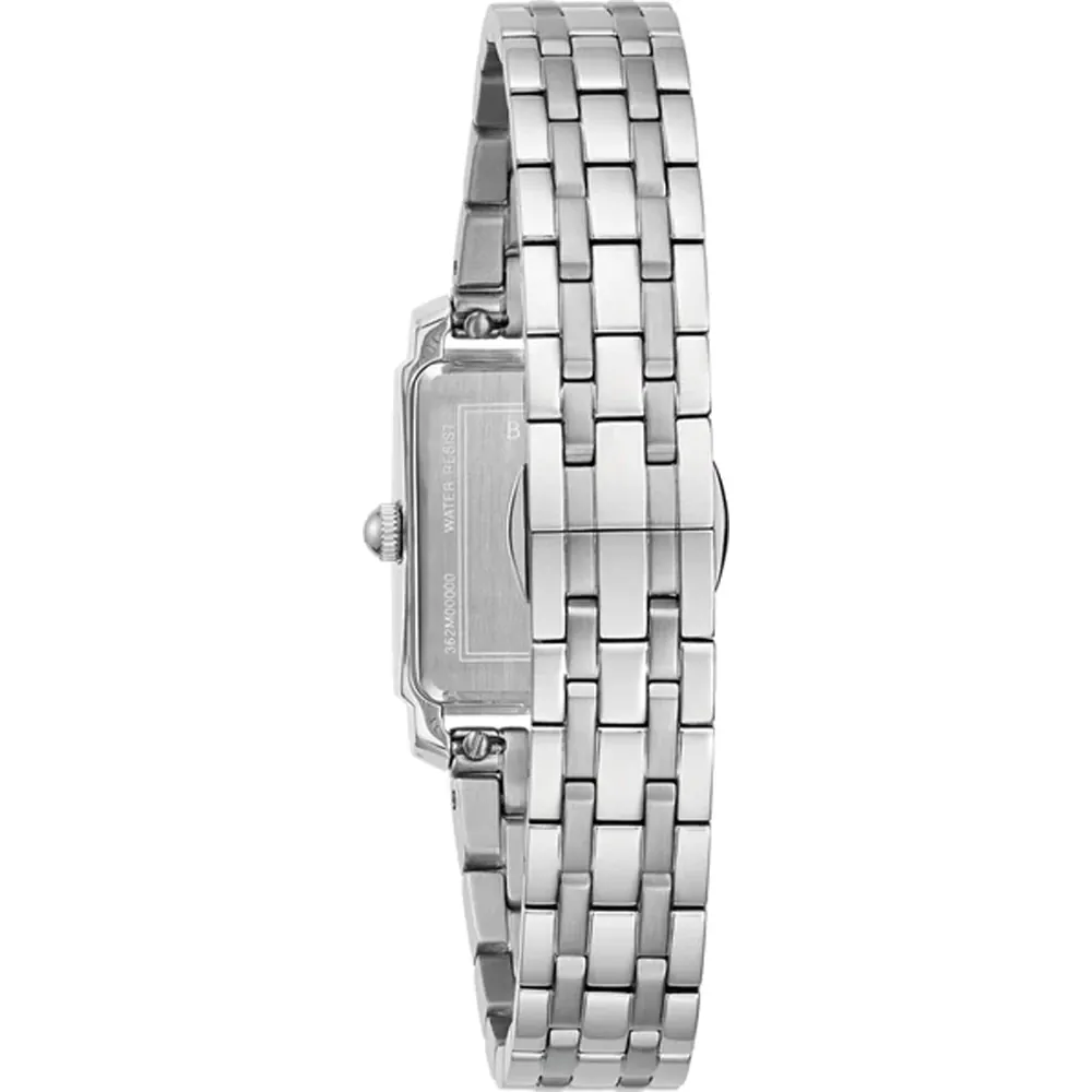 Bulova 96P245 นาฬิกาผู้หญิง 3 diamonds Quartz Women's Watch
