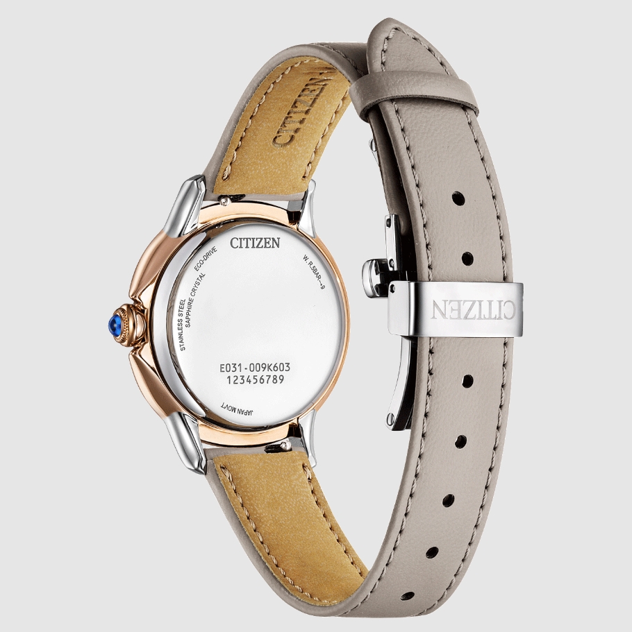 Citizen EM1166-01Z นาฬิกาผู้หญิง Citizen l ROUND Collection Eco-Drive Women's Watch