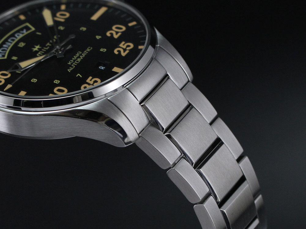 Hamilton H64645131 นาฬิกาผู้ชาย Khaki Aviation Day Date Auto Men's Watch