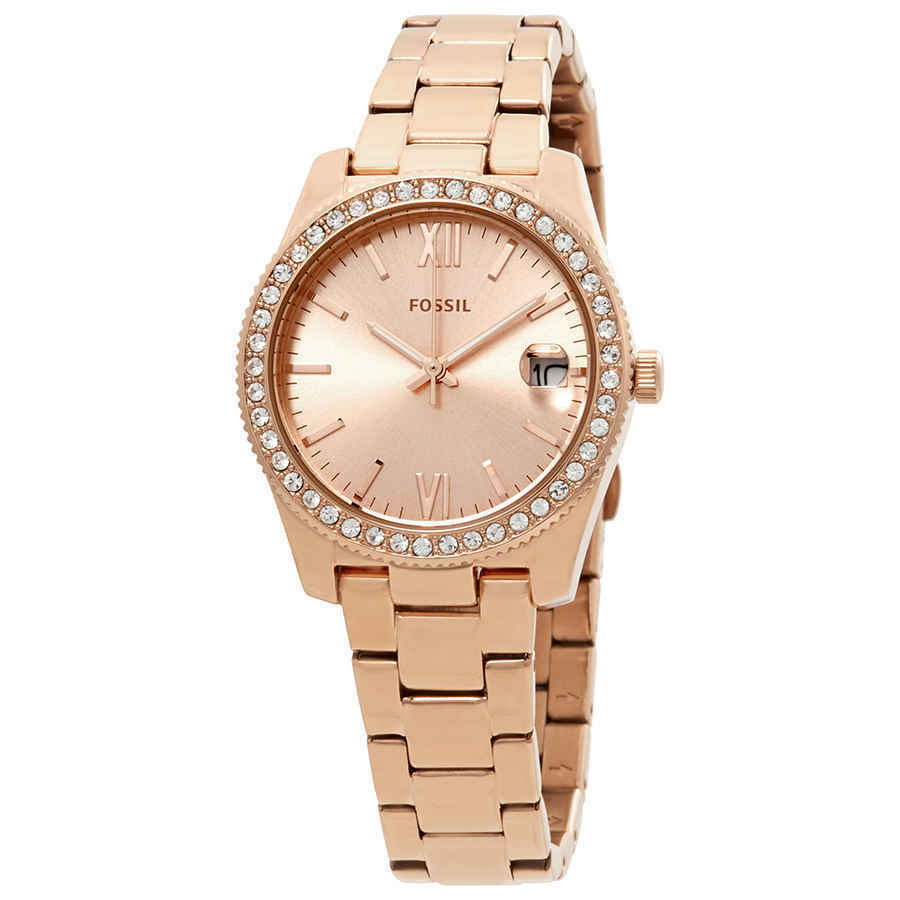 Fossil ES4318 นาฬิกาผู้หญิง Scarlette Mini Three-Hand Date Quartz Women's Watch