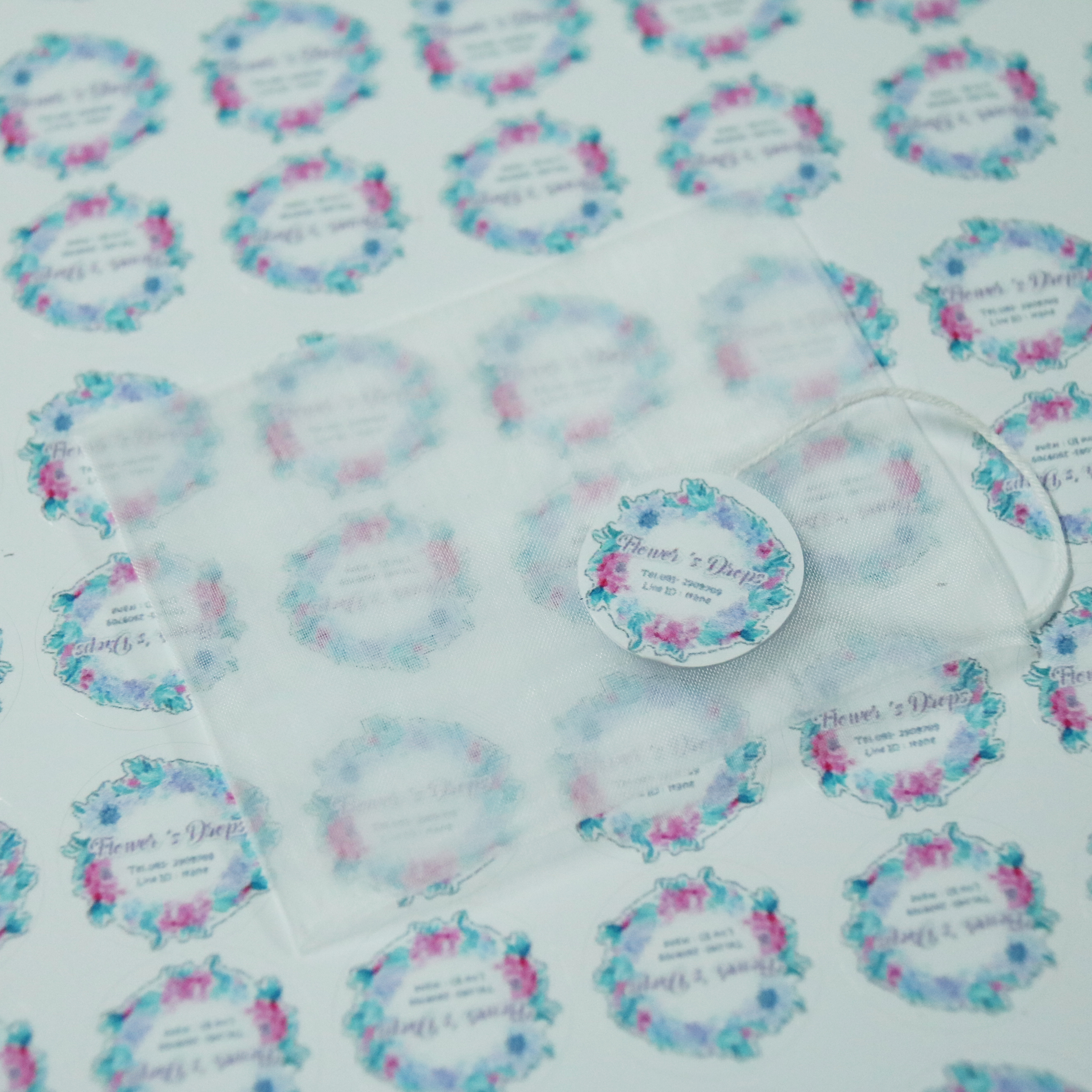 สติ๊กเกอร์ป้ายซองชา