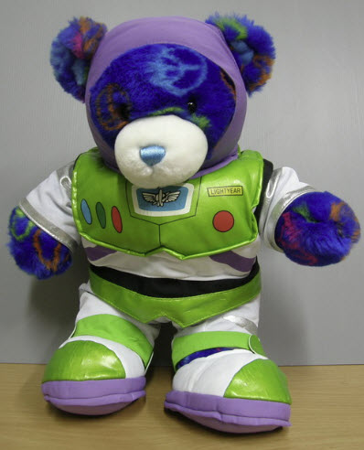 หมีแต่งชุด Buzz Lightyear - ขนาด 15 นิ้ว (มือสอง)