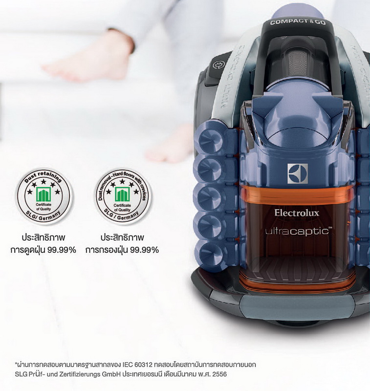 เครื่องดูดฝุ่น ELECTROLUX ขนาด 2,000 วัตต์ รุ่น ZUC4102PET