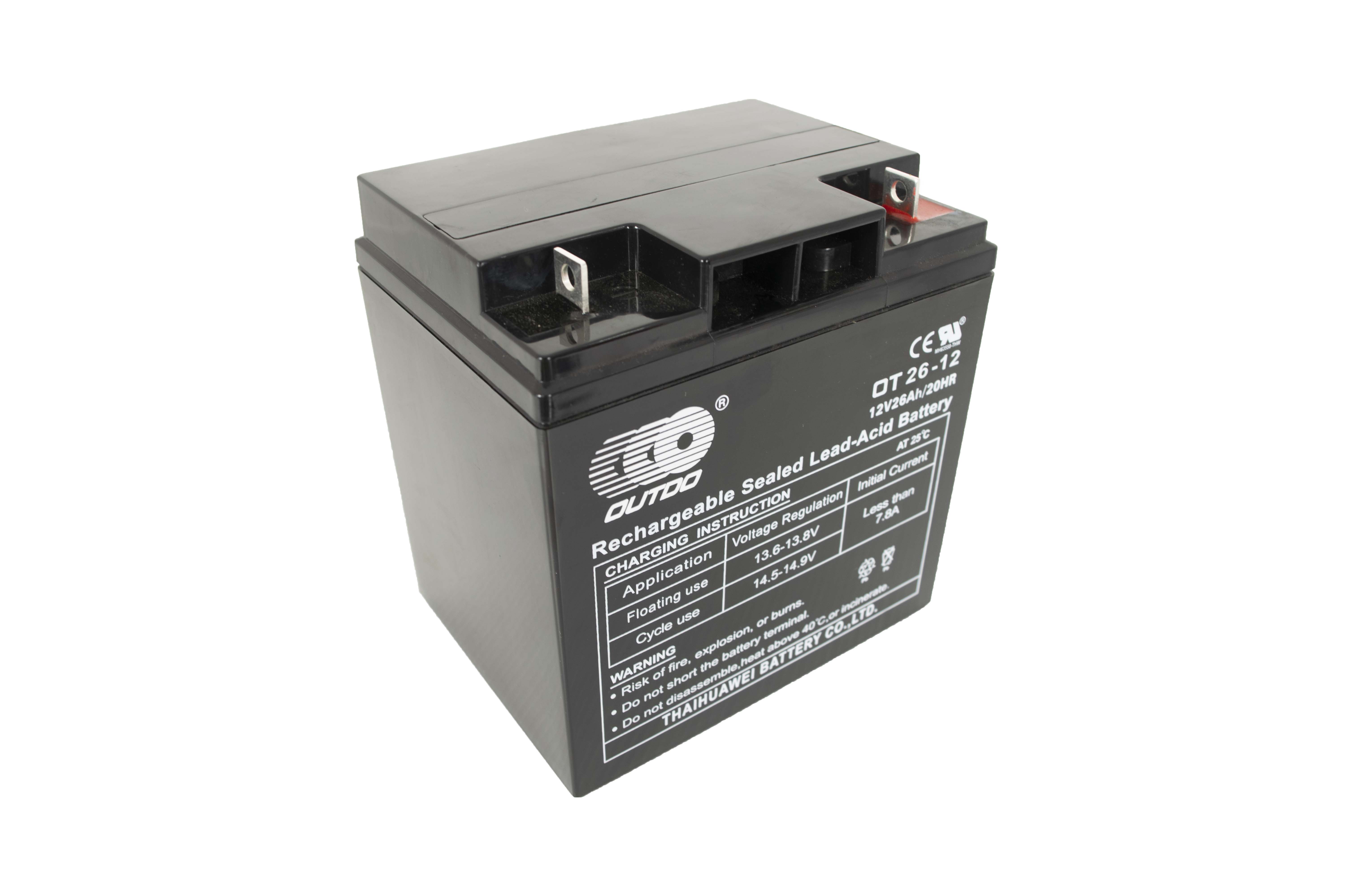 12V 26AH OD OUTDO ทรงสูง