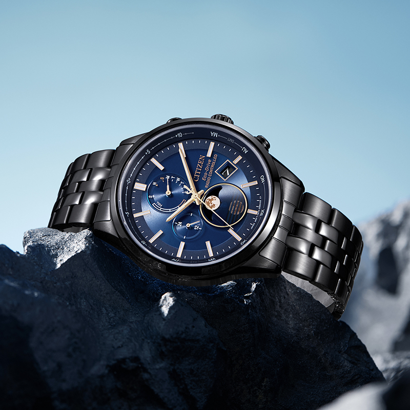 Citizen BY1035-56L นาฬิกาผู้ชาย Global Radio Controlled Eco-Drive Men's Watch