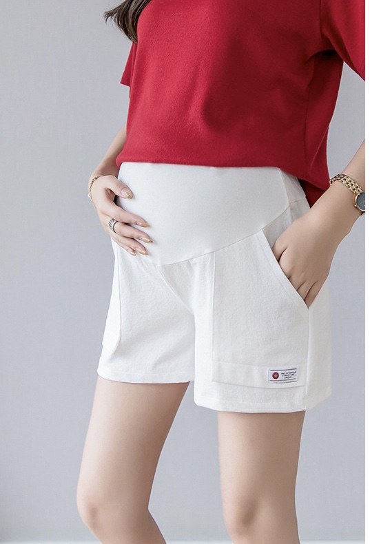 กางเกงคนท้องแฟชั่นเกาหลี ขาสั้น มากัน 5 สี มีผ้าพยุงครรภ์ ผ้านิ่มใส่สบายมากๆ M,L,XL,XXL