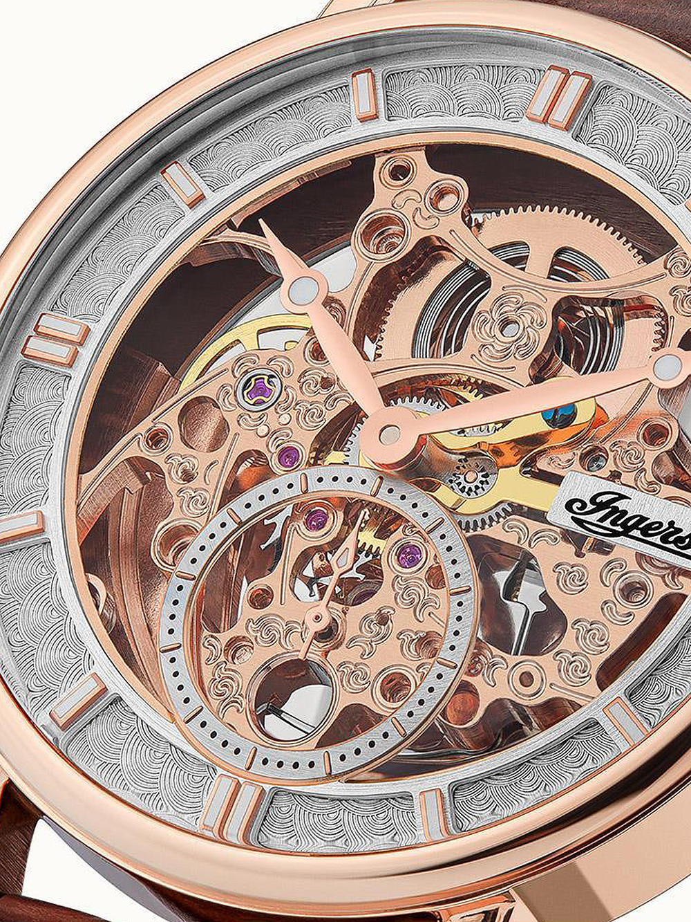 Ingersoll I00401B นาฬิาผู้ชาย The Herald Automatic Men's Watch