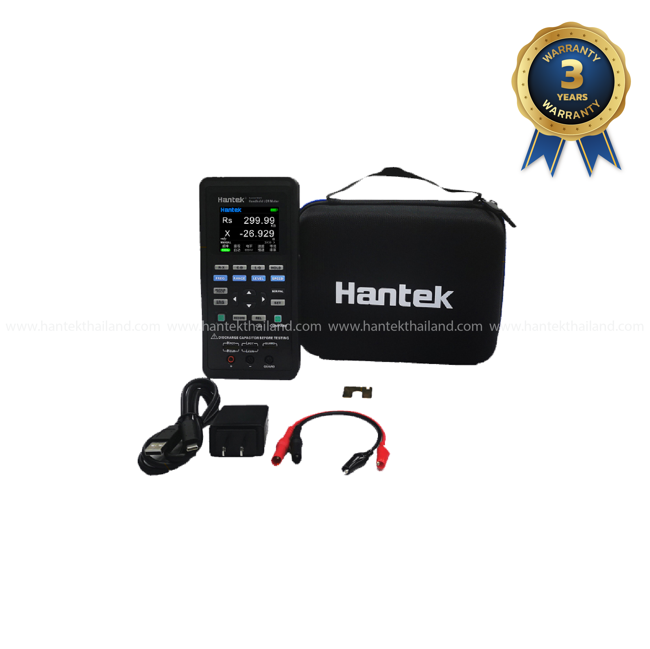 Hantek 1832C เครื่องวัด LCR แบบพกพาขนาด 40 kHz
