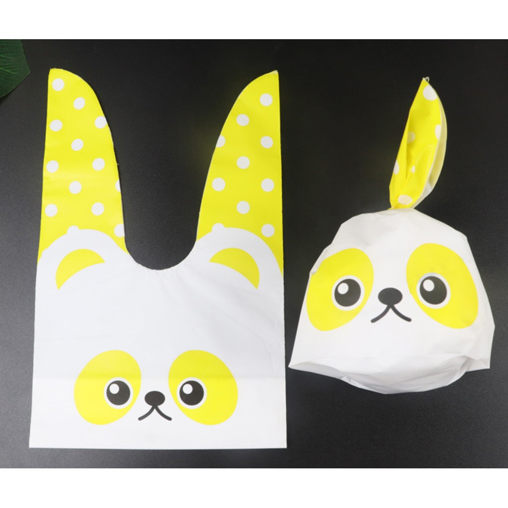 ถุงผูกหูกระต่าย ขนาด 13.5x22 ซม. แพ็คละ 47-50 ใบ (ชุดที่ 2/2)