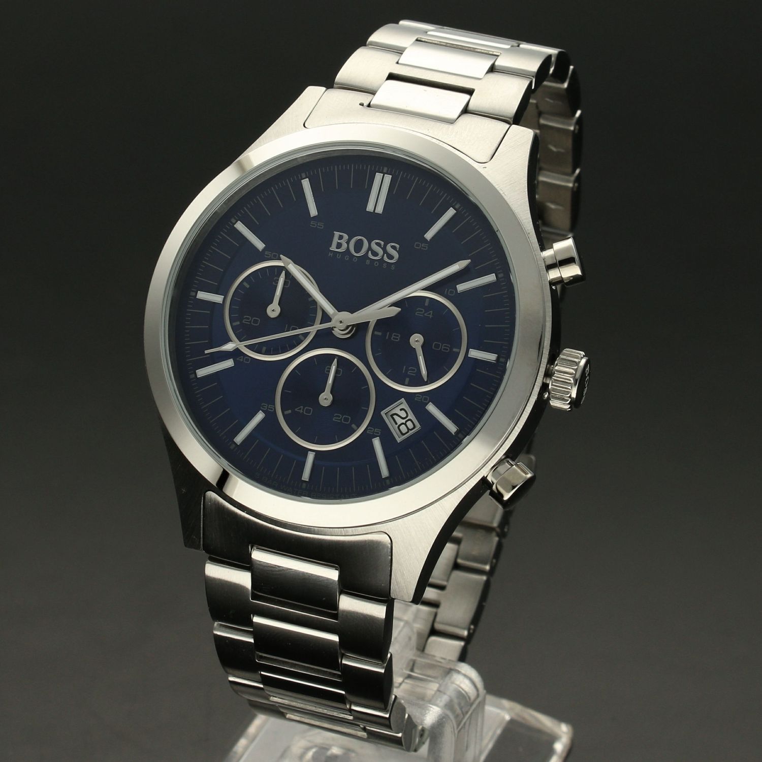 Hugo Boss 1513801 นาฬิกาผู้ชาย Metronome Chrono Quartz Men's Watch