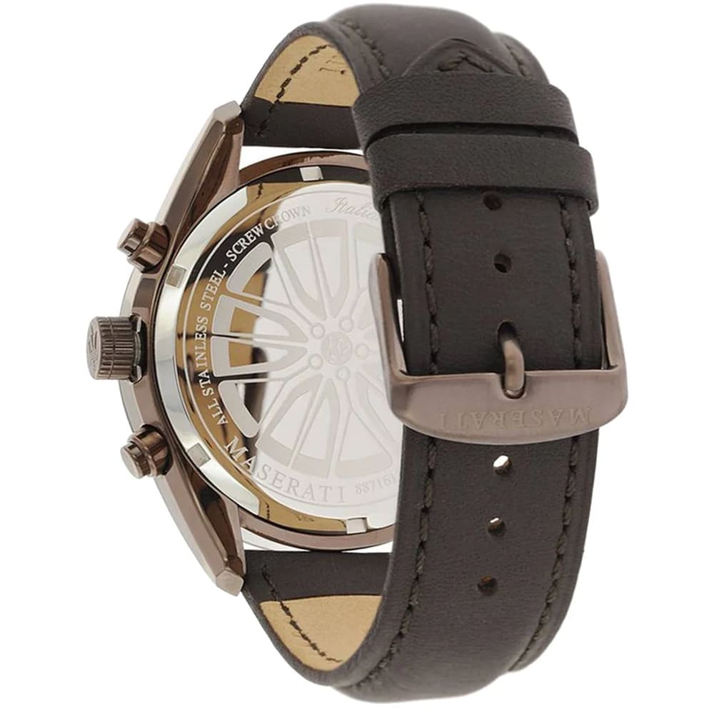 Maserati R8871612008 นาฬิกาผู้ชาย Traguardo Chronograph Quartz Men's Watch