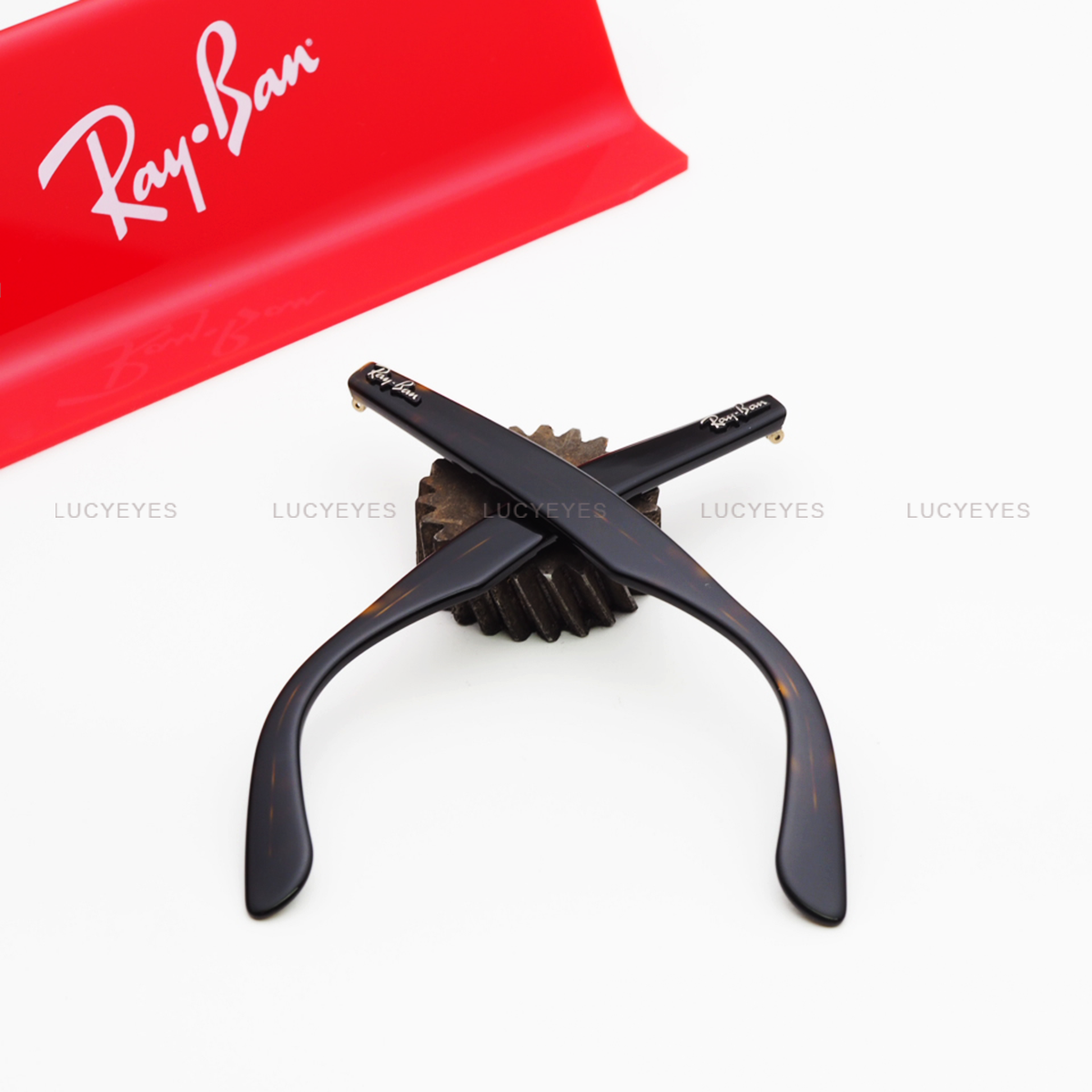 ขาแว่น RAYBAN แท้ 100% RB2140F WAYFARER สี HAVANA (กระ)