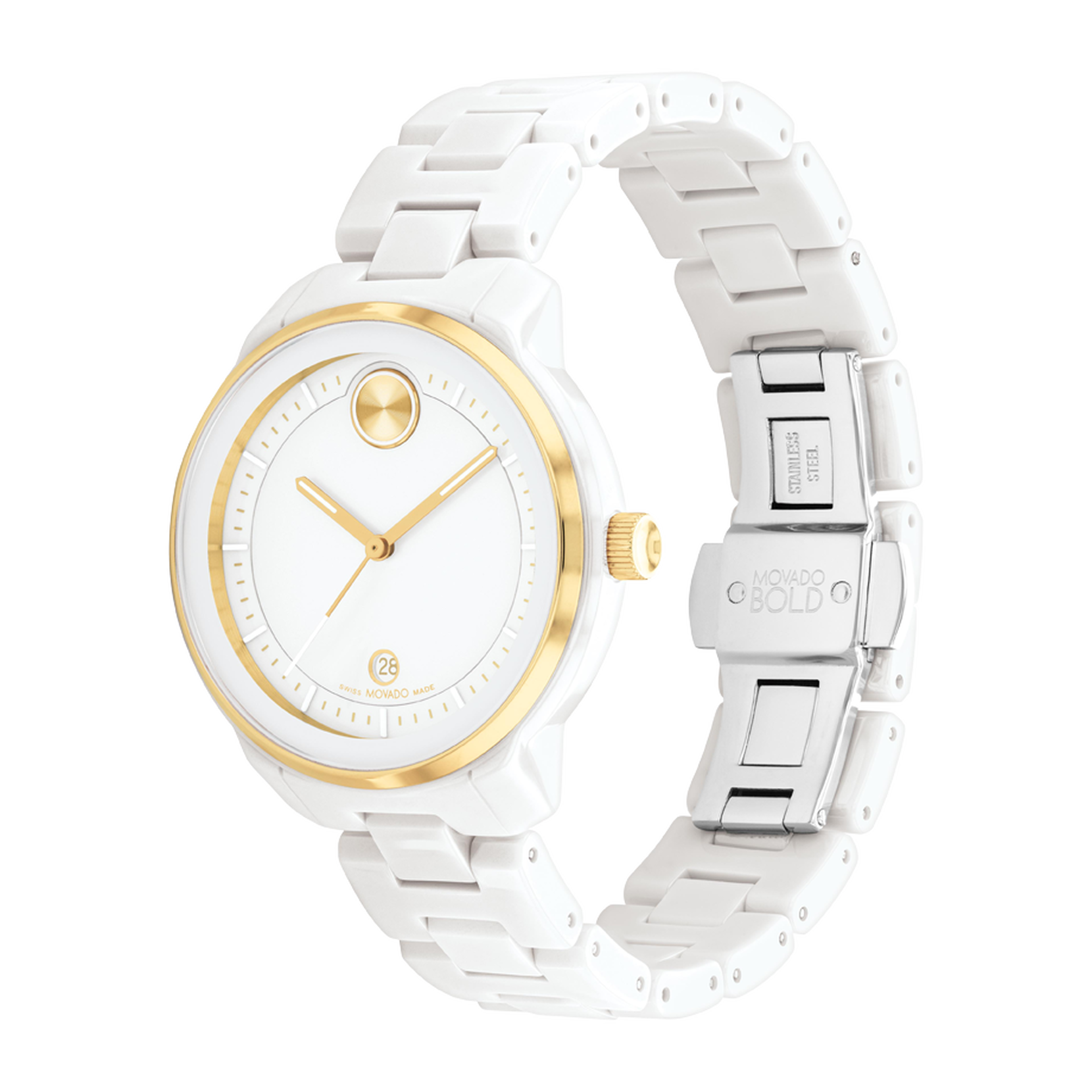 Movado 3600934 นาฬิกา ชาย-หญิง Ceramic Quartz Unisex Watch