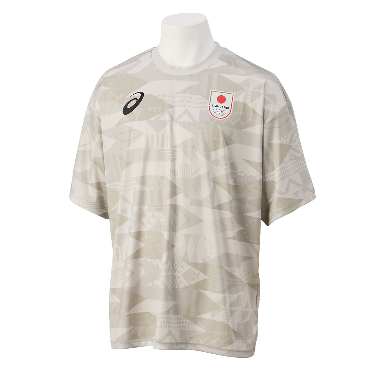 [PRE-ORDER] Asics เสื้อกีฬา ทีมเจแปน โอลิมปิก ปารีส 2024 - TEAM JAPAN Olympic Paris 2024 Short Sleeve Shirt (Big Silhouette) WHT - นำเข้าจากญี่ปุ่น TEAM JAPAN パリ2024 半袖シャツ（ビックシルエット