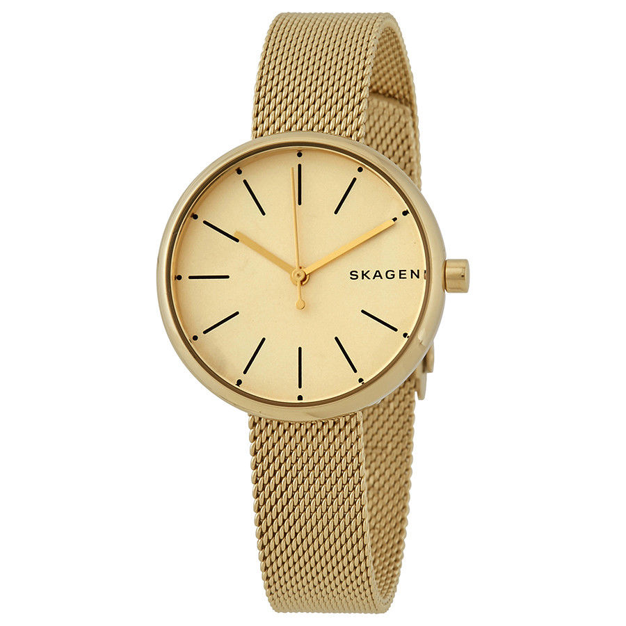 Skagen SKW2614 นาฬิกาผู้หญิง Skagen รุ่น SKW2614, Signature Gold tone Quartz Women's Watch
