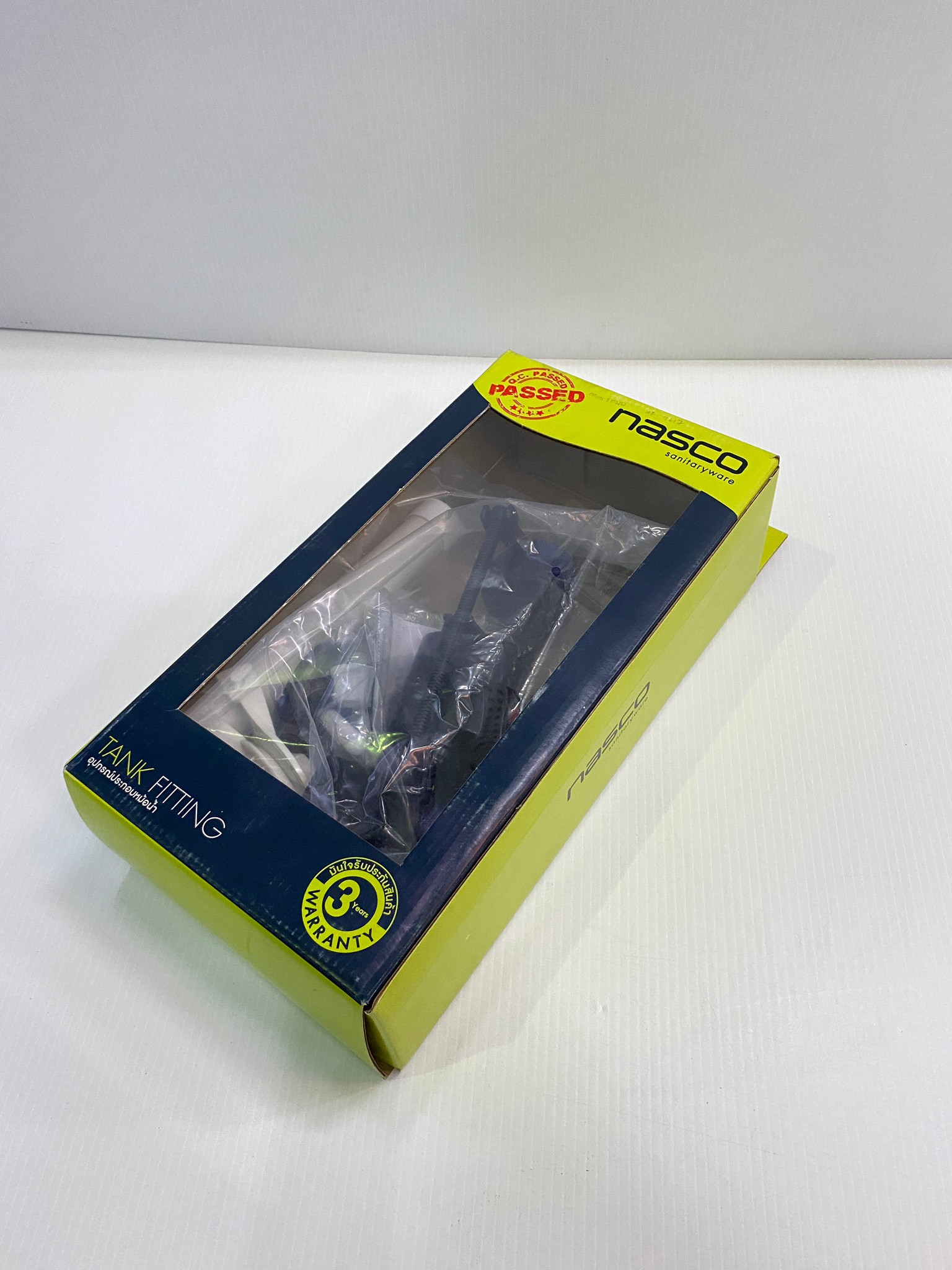 NASCO ชุดอุปกรณ์ในหม้อน้ำชักโครก NF-9617 แบบกดบน 1 ระบบ 1 ชุด มี 5 ชิ้น