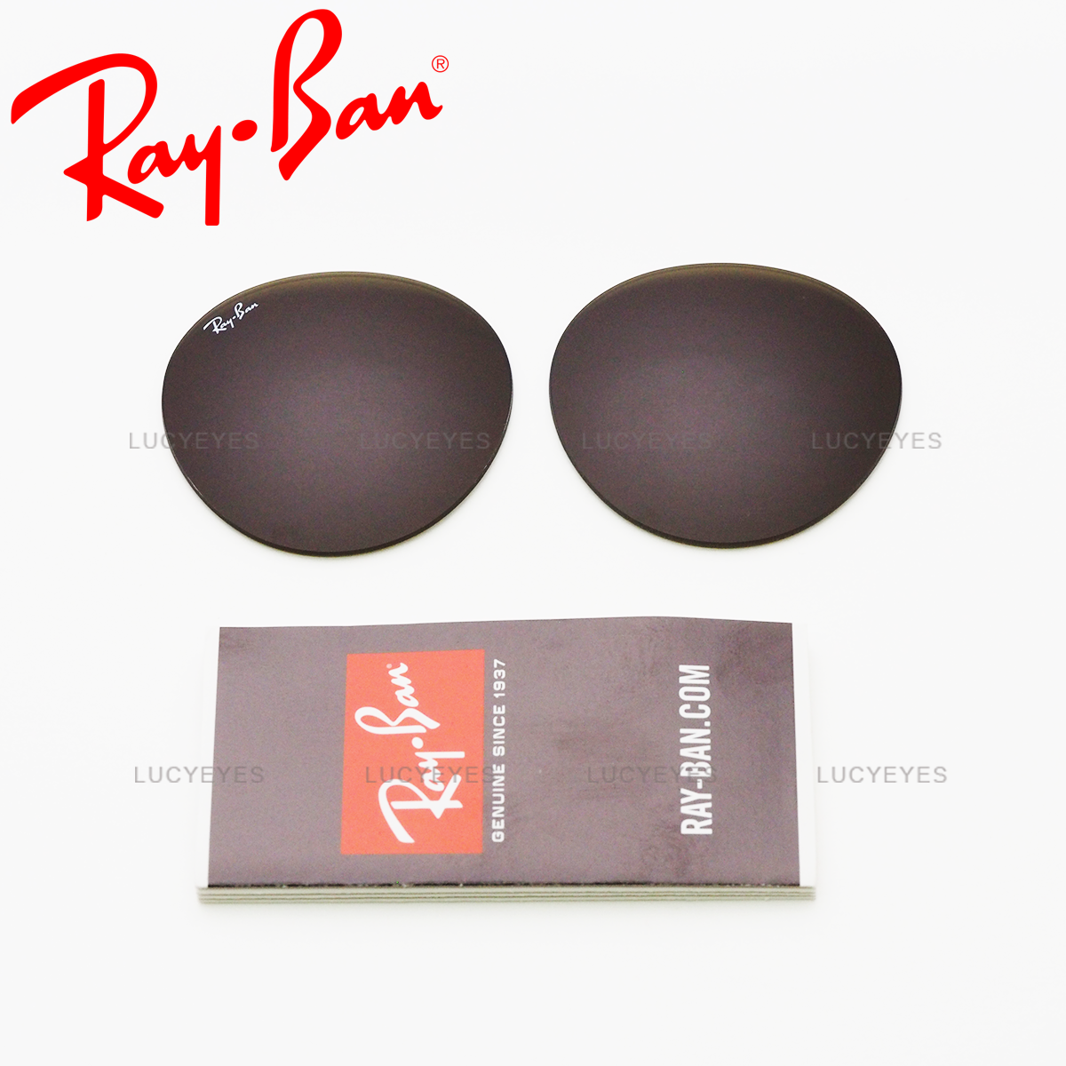เลนส์ RAYBAN แท้ 100% RB2180F 710/73, RB2180F 820/73 เลนส์สีน้ำตาล