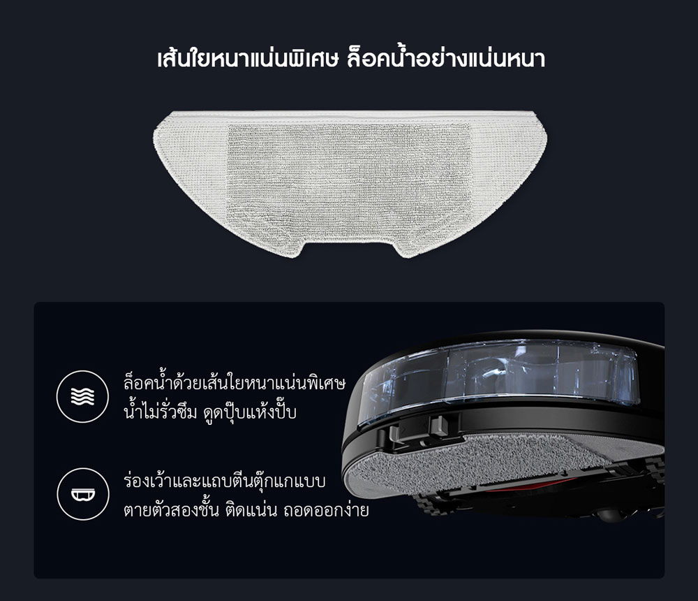 Xiaomi Robot Vacuum-Mop Pro (MJSTS1) Accessories - อุปกรณ์เสริมหุ่นยนต์ดูดฝุ่นเสี่ยวหมี่โปร (MJSTS1)