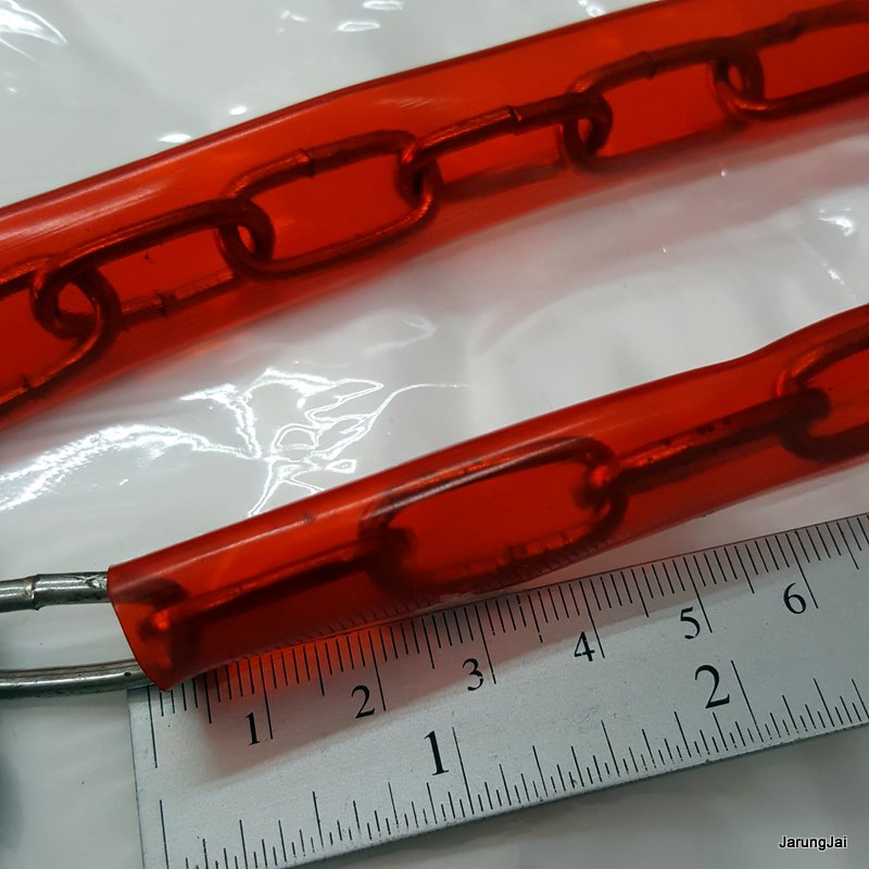 กุญแจคล้อง ล็อคจักรยาน โซ่คล้องจักรยาน คละสี พร้อมกุญแจ