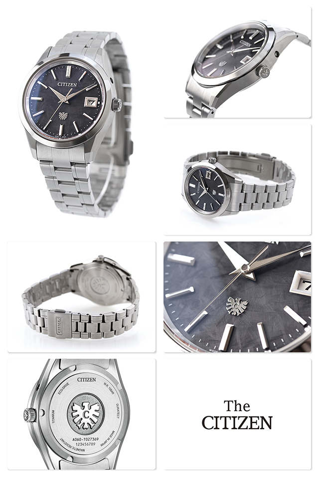 Citizen AQ4100-57E นาฬิกาผู้ชาย The CITIZEN Super Titanium™ Eco-Drive Men's Watch