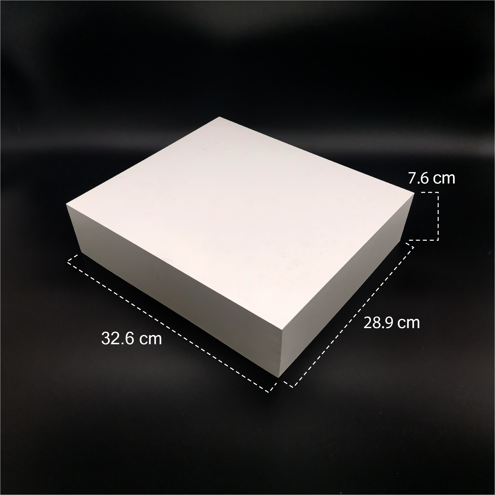RC909 กล่องจั่วปัง ทรงฝาครอบเต็มใบ ขนาด 29 x 32 x 7.5 ซม.