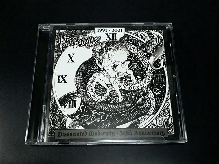 NECROPHILE'Dissociated Modernity – 30th anniversary' CD.