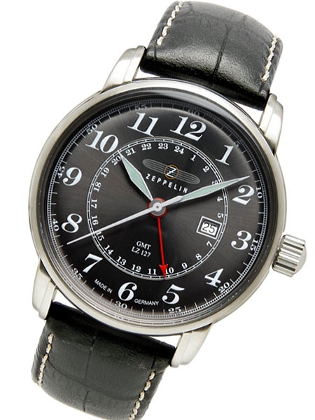 Zeppelin 7642-2 นาฬิกาผู้ชาย Zeppelin Model 7642-2, Series LZ127 Graf Men's Watch Made In Germany