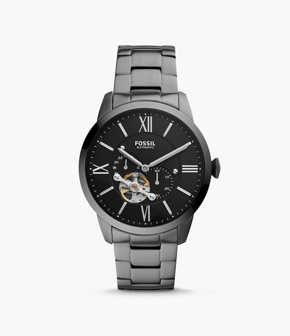 Fossil ME3172 นาฬิกาผู้ชาย FB-01 Automatic Smoke Men's Watch