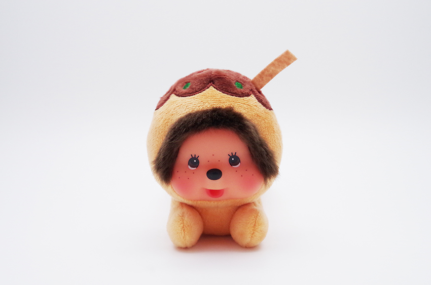 [พร้อมส่ง] ตุ๊กตา ม่อนชิชิ ทาโกะยากิ Size 15 cm Monchhichi Takoyaki Osaka Limited นำเข้าจากญี่ปุ่น 大阪限定モンチッチ 這い たこ焼き