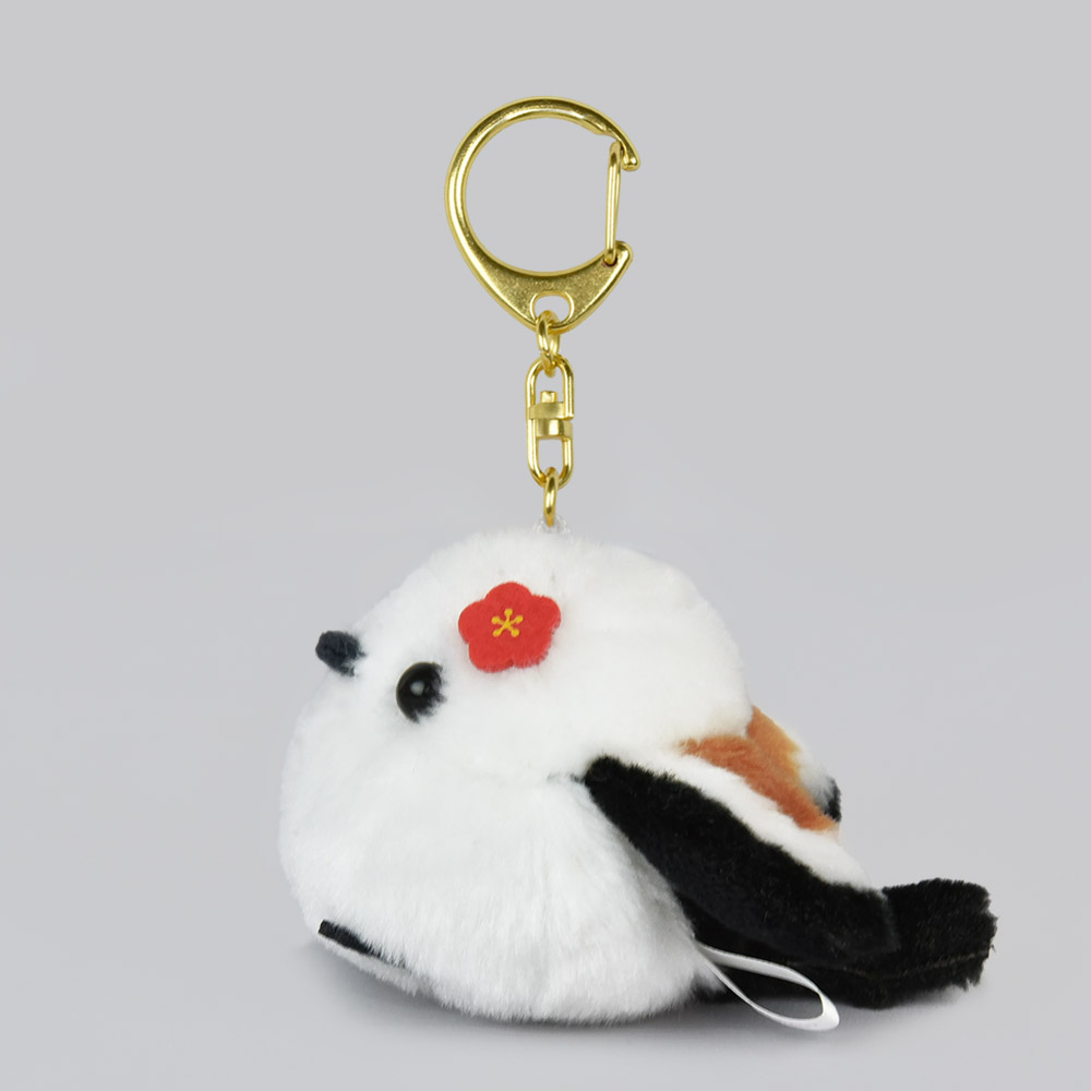 [PRE-ORDER] พวงกุญแจ ตุ๊กตา ชิมะจัง ดอกไม้ นกชิมะเอะนากะ นกฮอกไกโด Size 6 x 6 cm นำเข้าจากญี่ปุ่น Fuku-Fuku Shimaenaga Shima-chan Keychain 703911